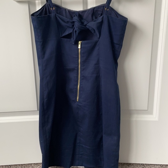 Lilly Pulitzer navy shift dress - Picture 2 of 3